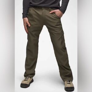 Prana Stretch Zion Pants II Relaxed Fit Sz. 34X30 NWT  Slate Green